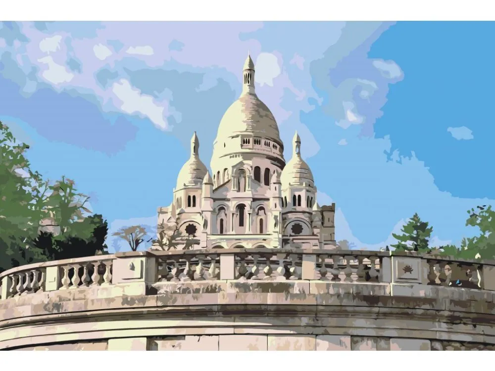 Pintar por números Sacré-Cœur – foto 2