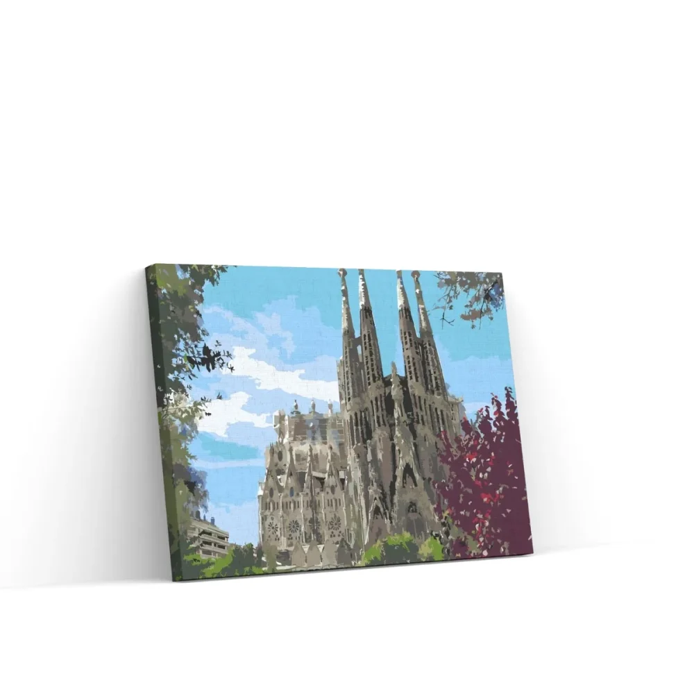 Pintar por números Sagrada Familia