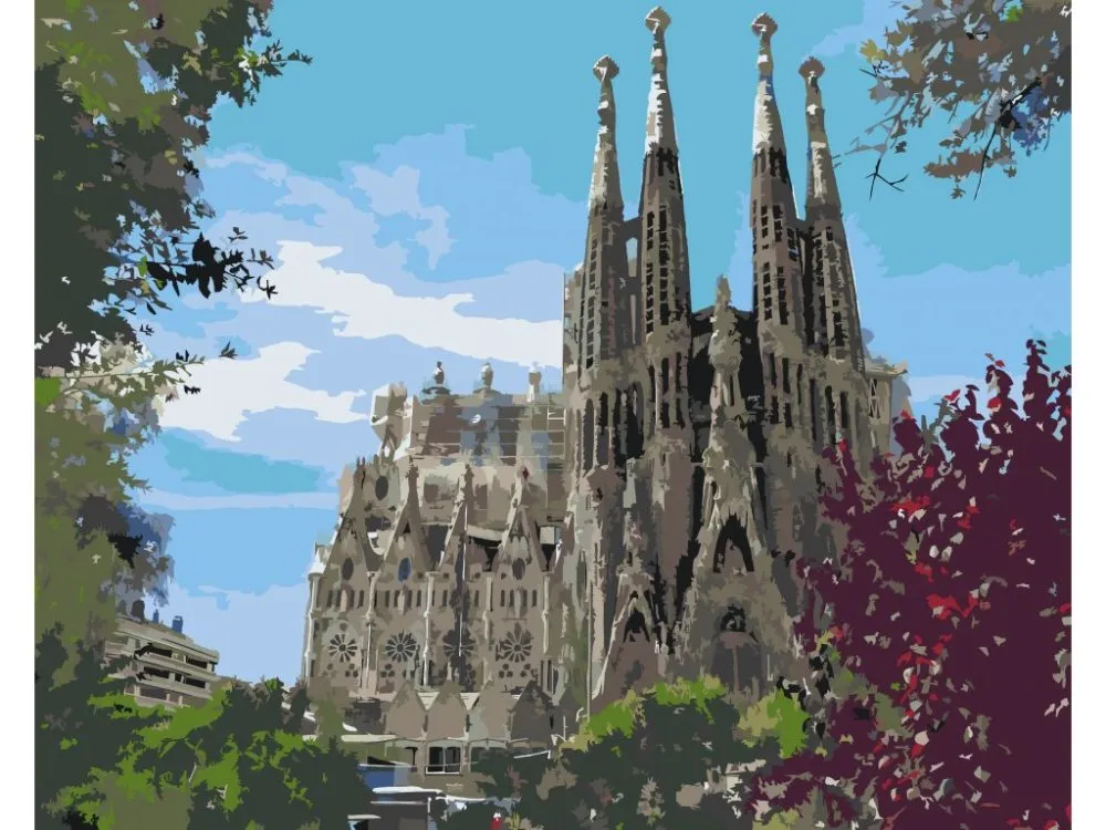 Pintar por números Sagrada Familia – foto 2