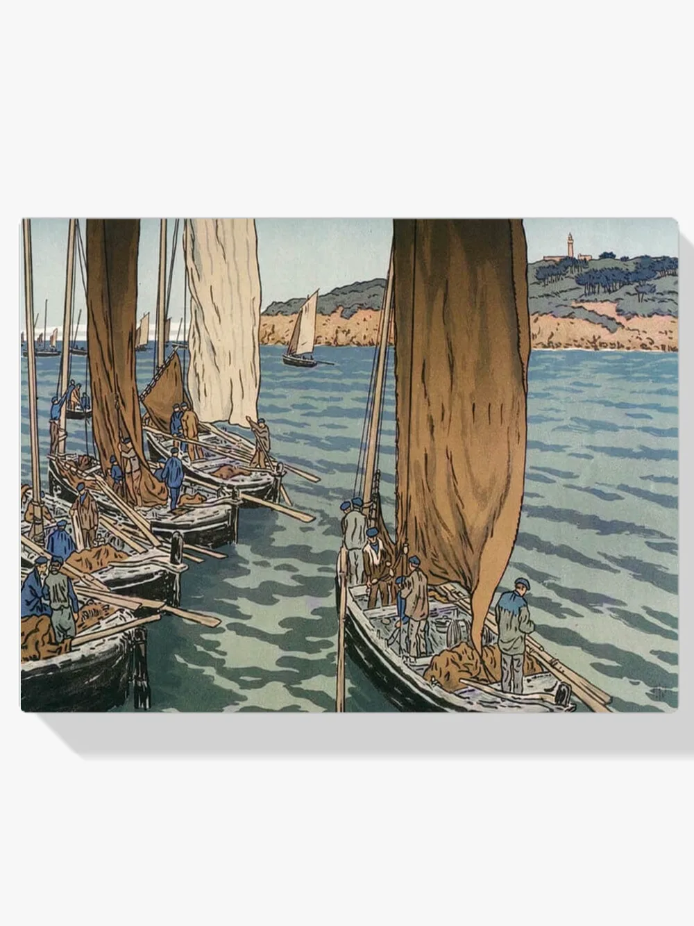 Pintar por números Salida de barcos en Tréboul
