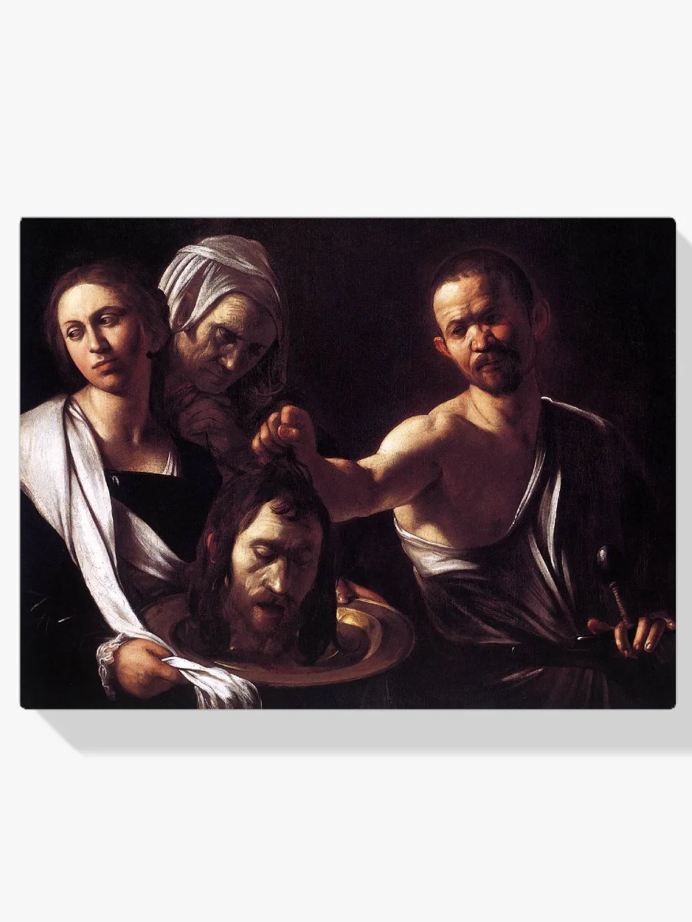 Pintar por números Salomé con la cabeza de san Juan Bautista