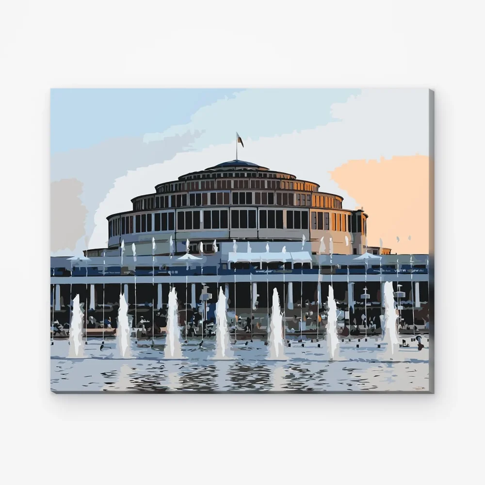 Pintar por Números - Salón del Centenario, Breslavia
