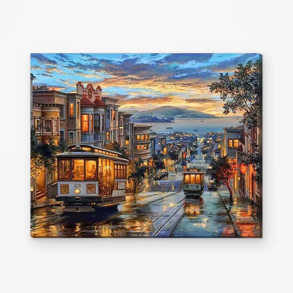 Pintar por Números - San Francisco con estilo
