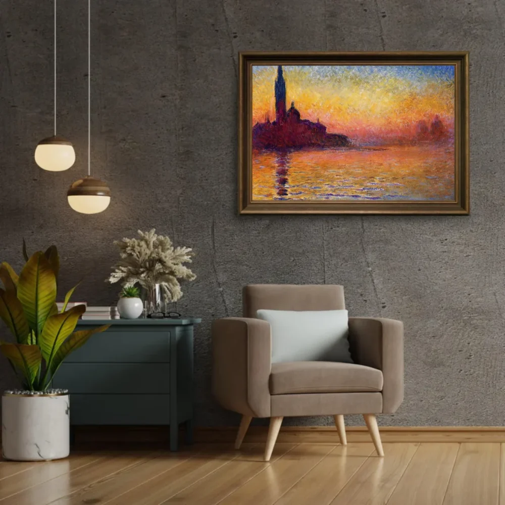 Pintar por números San Giorgio Maggiore al anochecer – foto 2