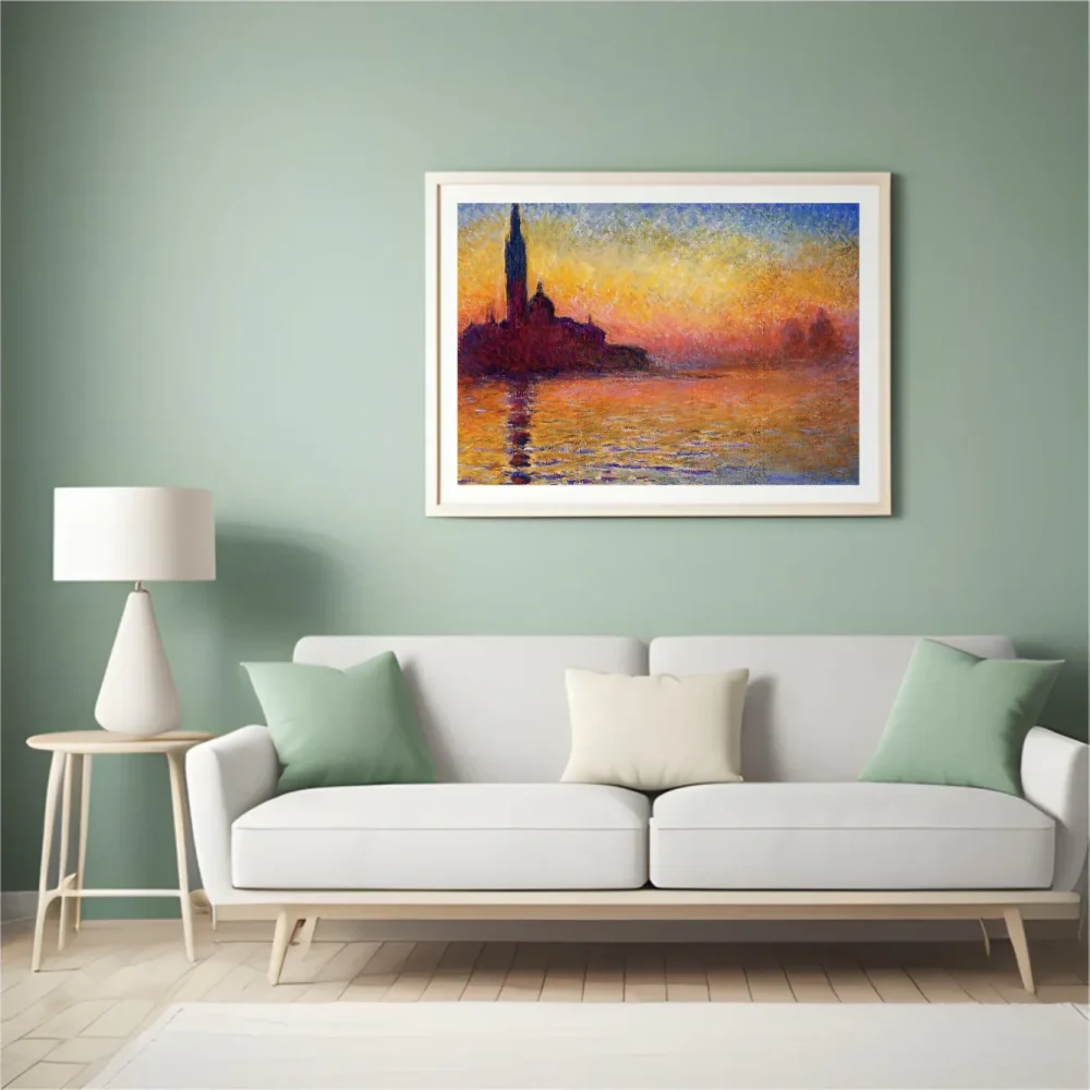 Pintar por números San Giorgio Maggiore al anochecer – foto 4