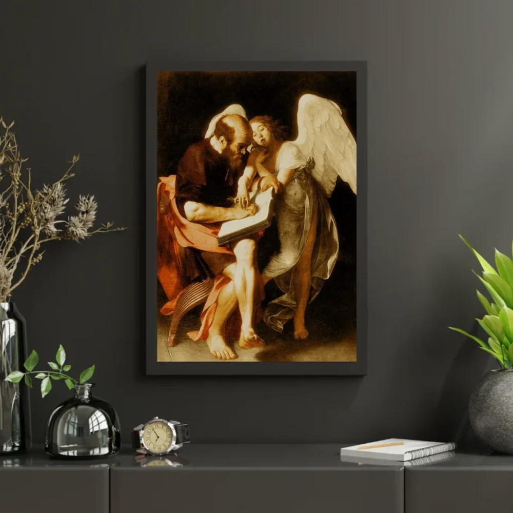 Pintar por números San Mateo y el ángel – foto 3