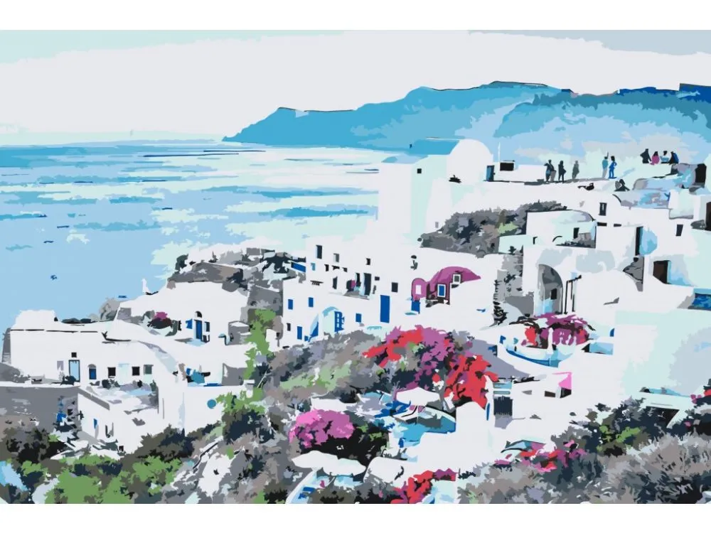 Pintar por números Santorini – foto 2