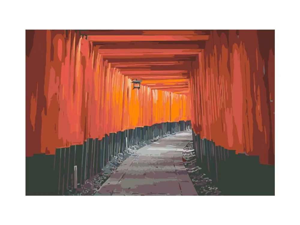 Pintar por números Santuario Inari – foto 2