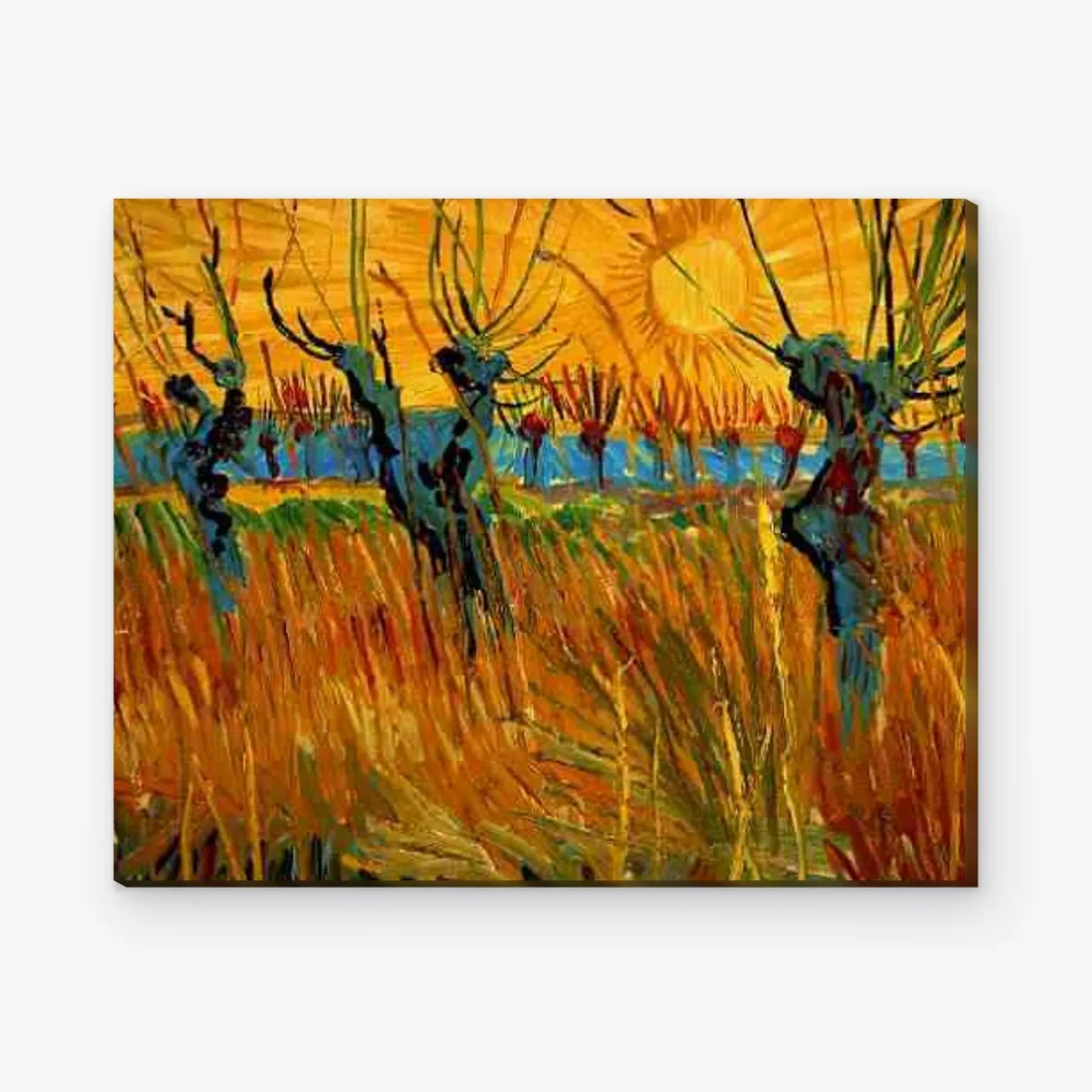 Pintar por Números - Sauces al atardecer