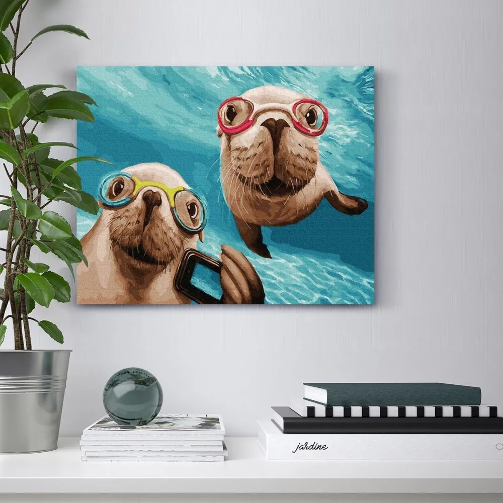 Pintar por números Selfi bajo el agua – foto 2