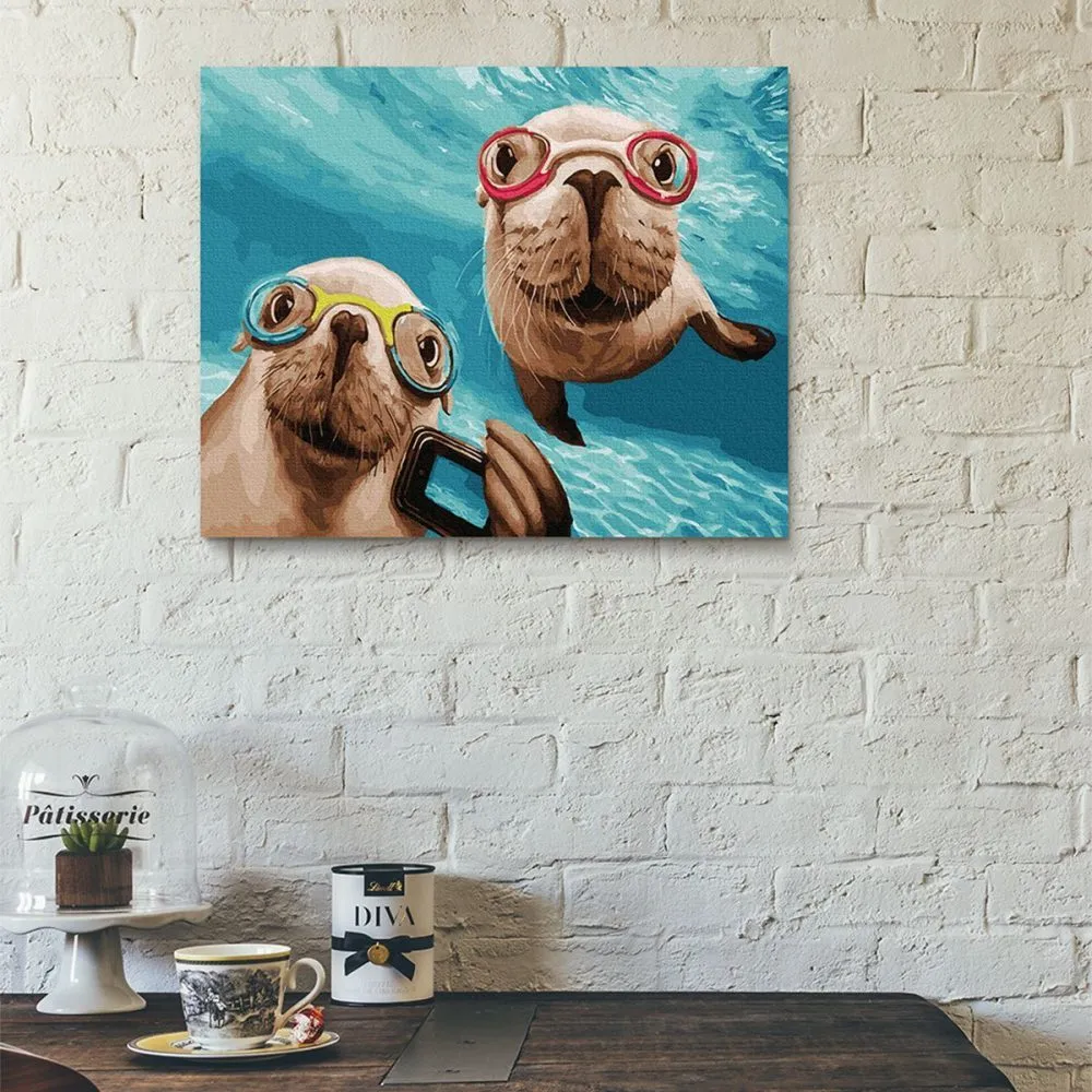 Pintar por números Selfi bajo el agua – foto 3