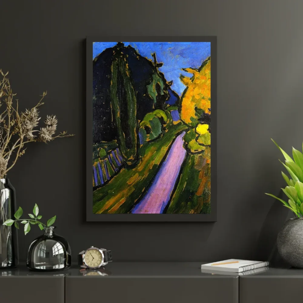 Pintar por números Sendero ascendente hacia la noche – foto 3