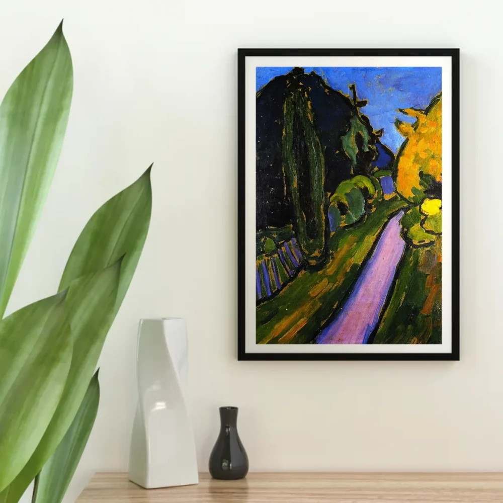Pintar por números Sendero ascendente hacia la noche – foto 4