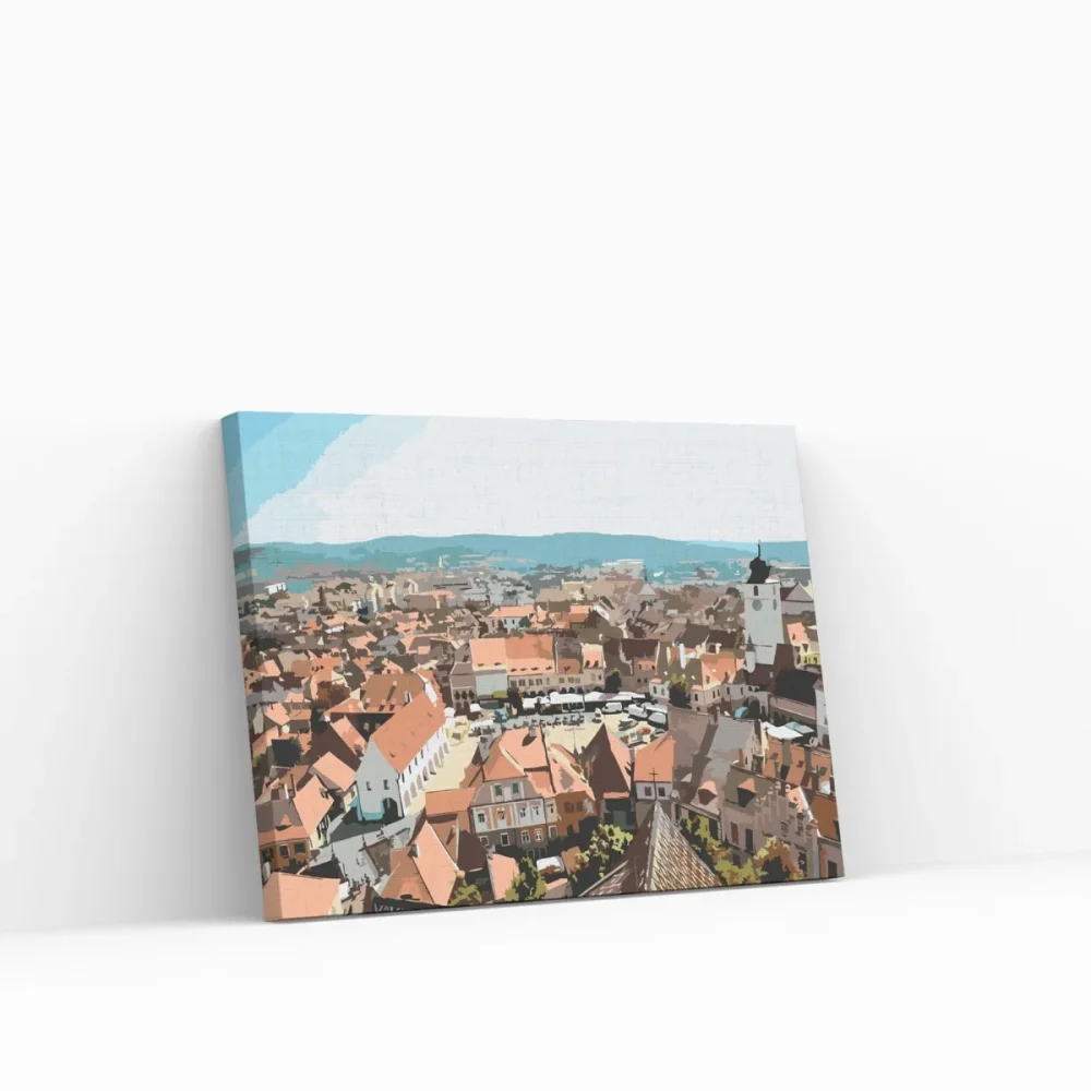 Pintar por números Sibiu, Rumanía
