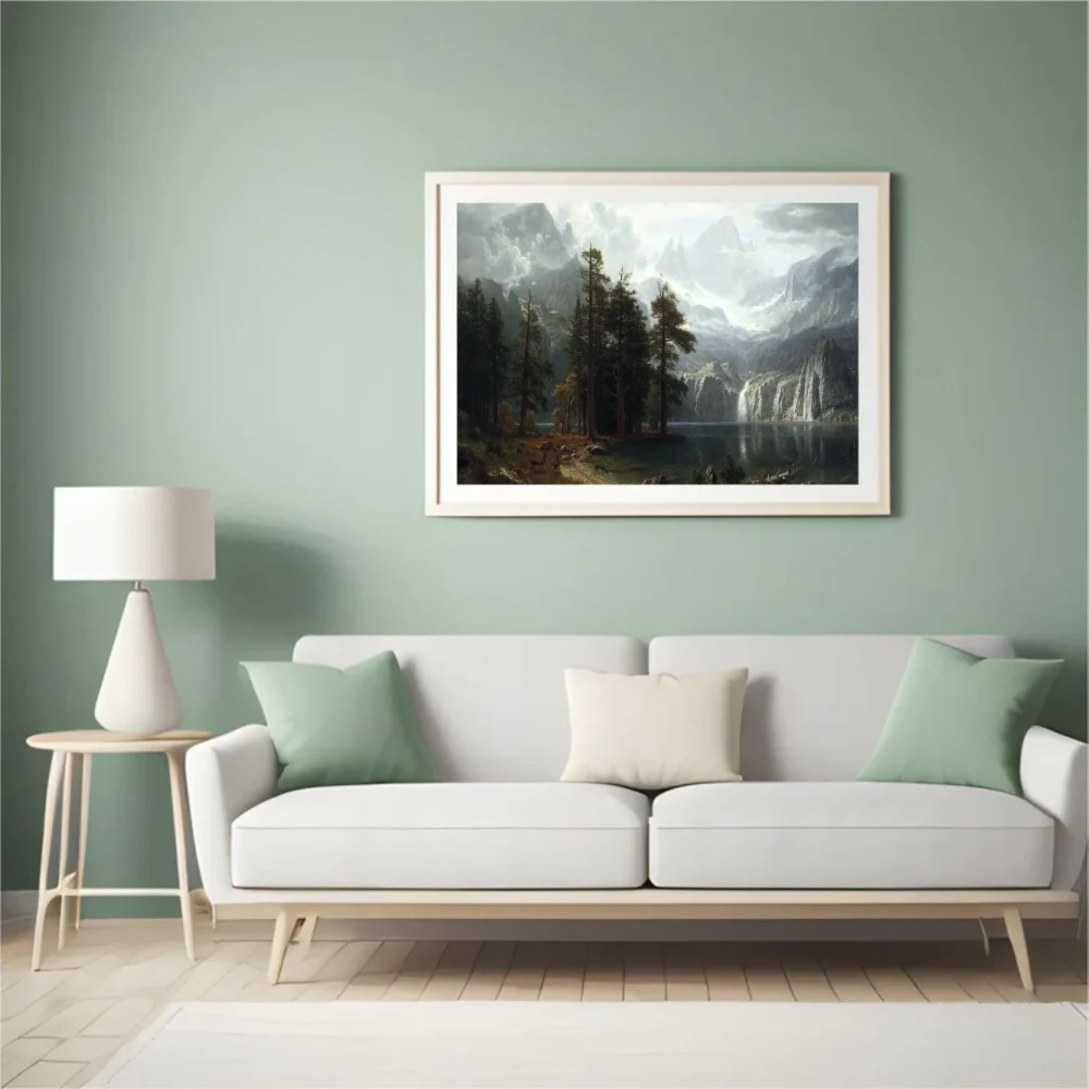 Pintar por números Sierra Nevada - Albert Bierstadt – foto 4