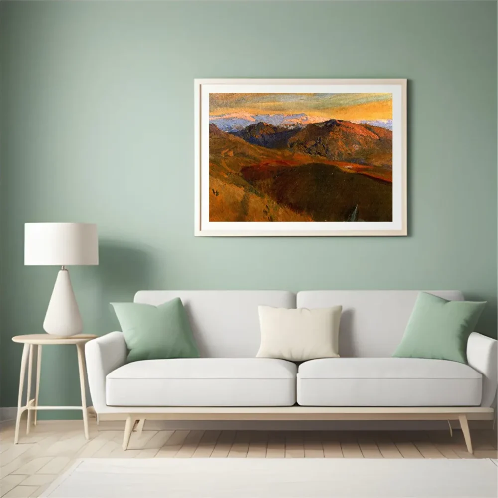Pintar por números Sierra Nevada desde el cementerio, Granada – foto 4