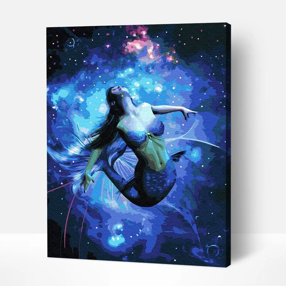 Pintar por números Sirena bailando