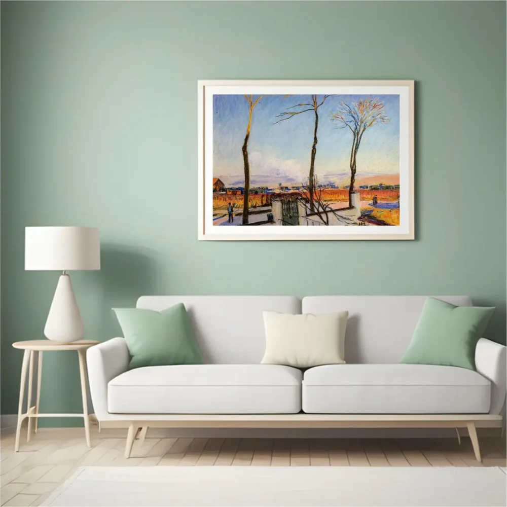 Pintar por números Sol de invierno en Moret – foto 4