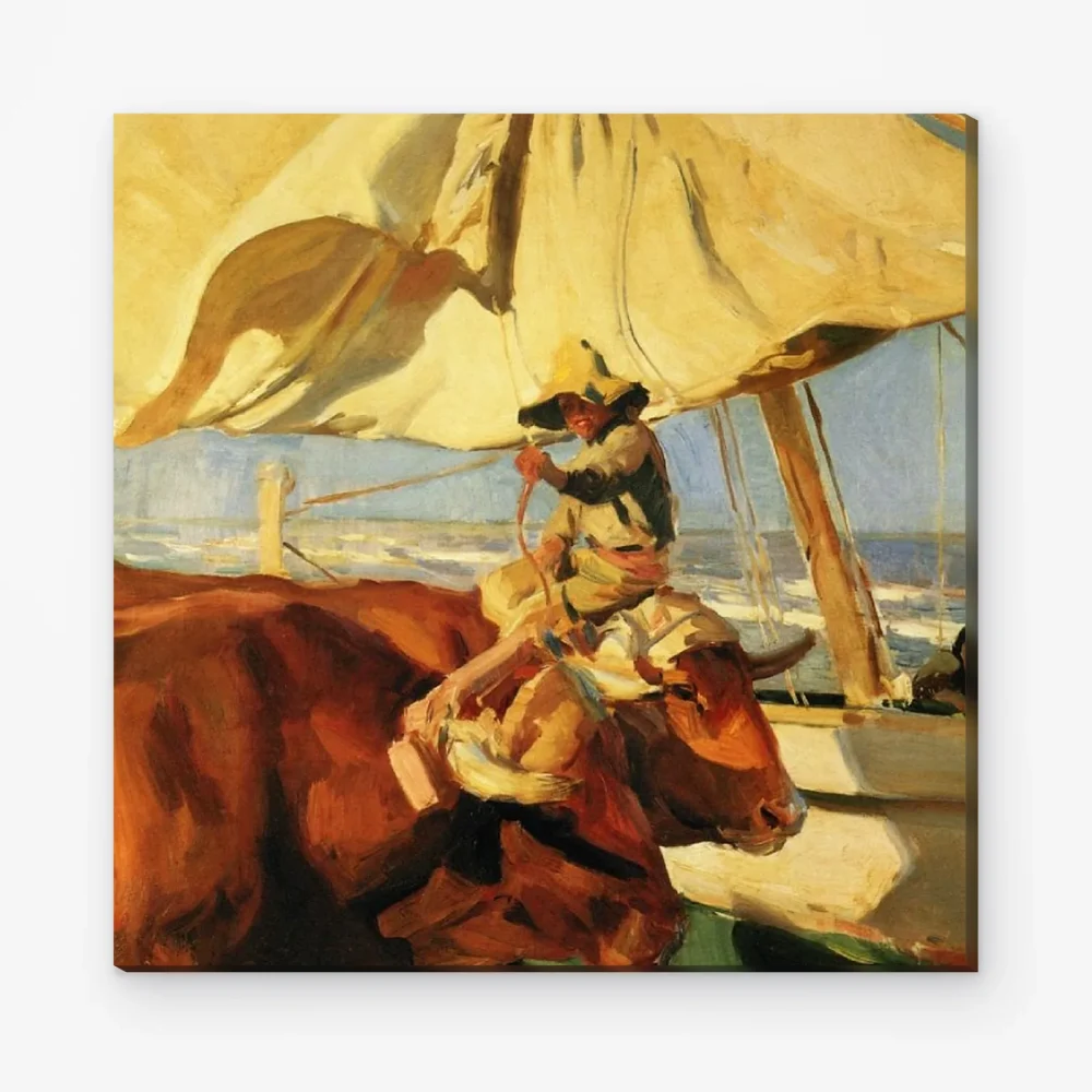 Pintar por Números - Sol de la tarde en la playa de Valencia