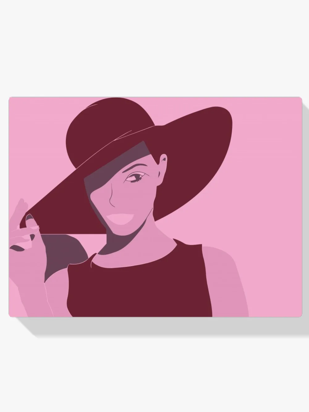 Pintar por números Sombrero morado