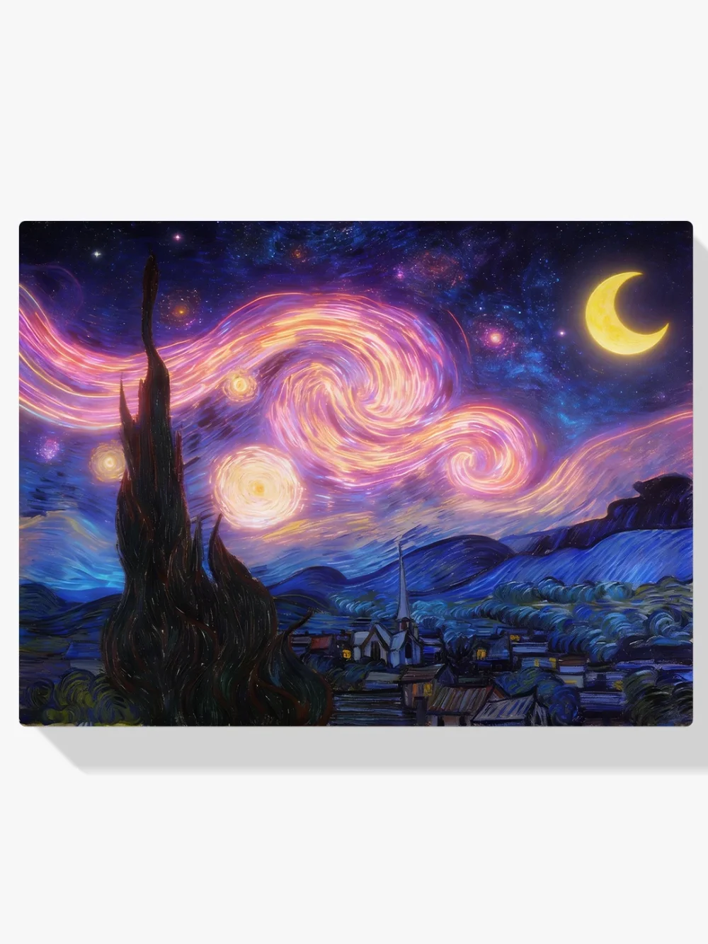 Pintar por números Sueño de noche estrellada