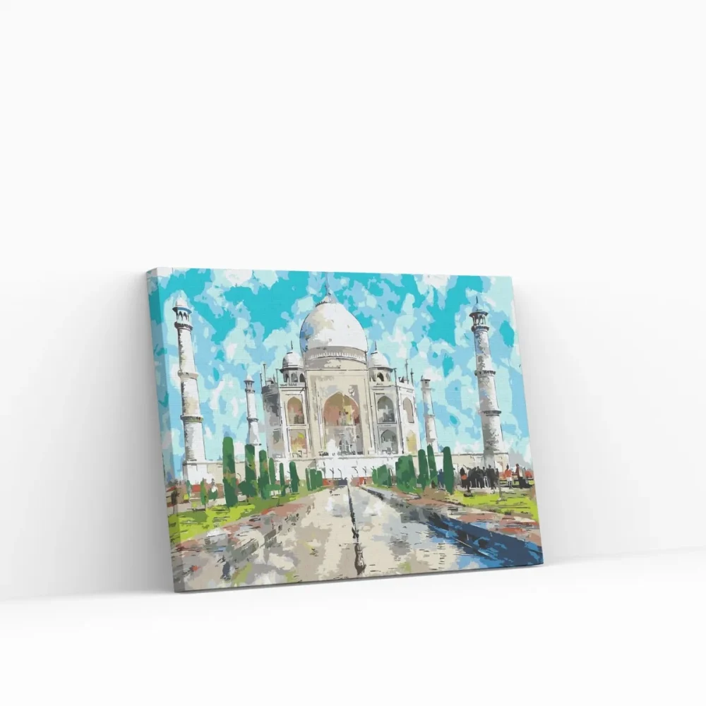 Pintar por números Taj Mahal 2