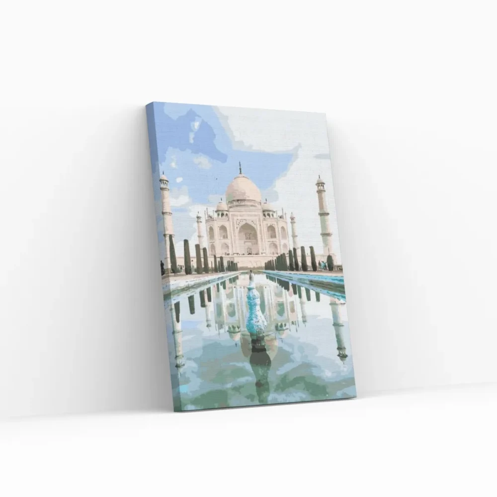 Pintar por números Taj Mahal 3