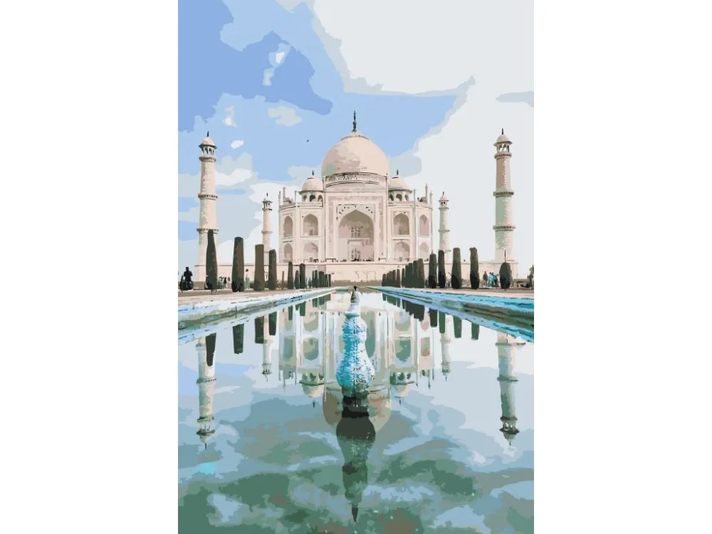 Pintar por números Taj Mahal 3 – foto 2