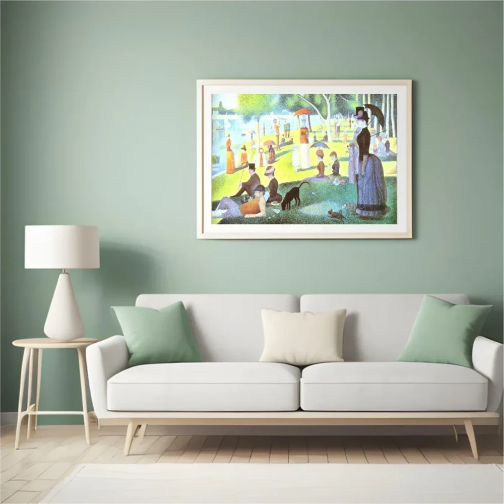 Pintar por números Tarde de domingo en la isla de La Grande Jatte – foto 4