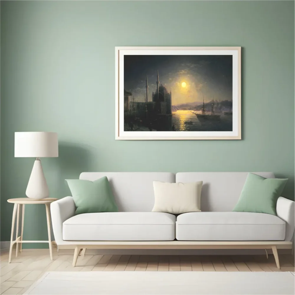 Pintar por números Tarde de luna en el Bósforo – foto 4