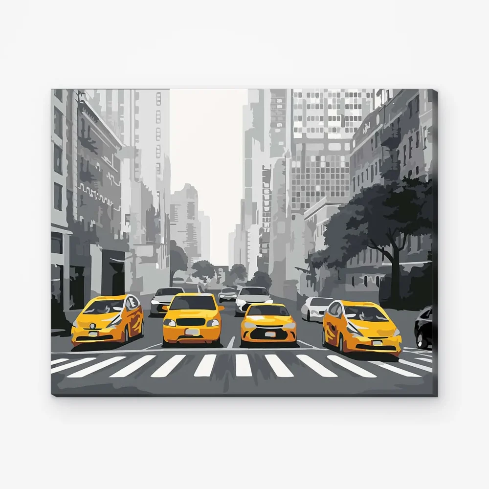 Pintar por Números - Taxi en Nueva York