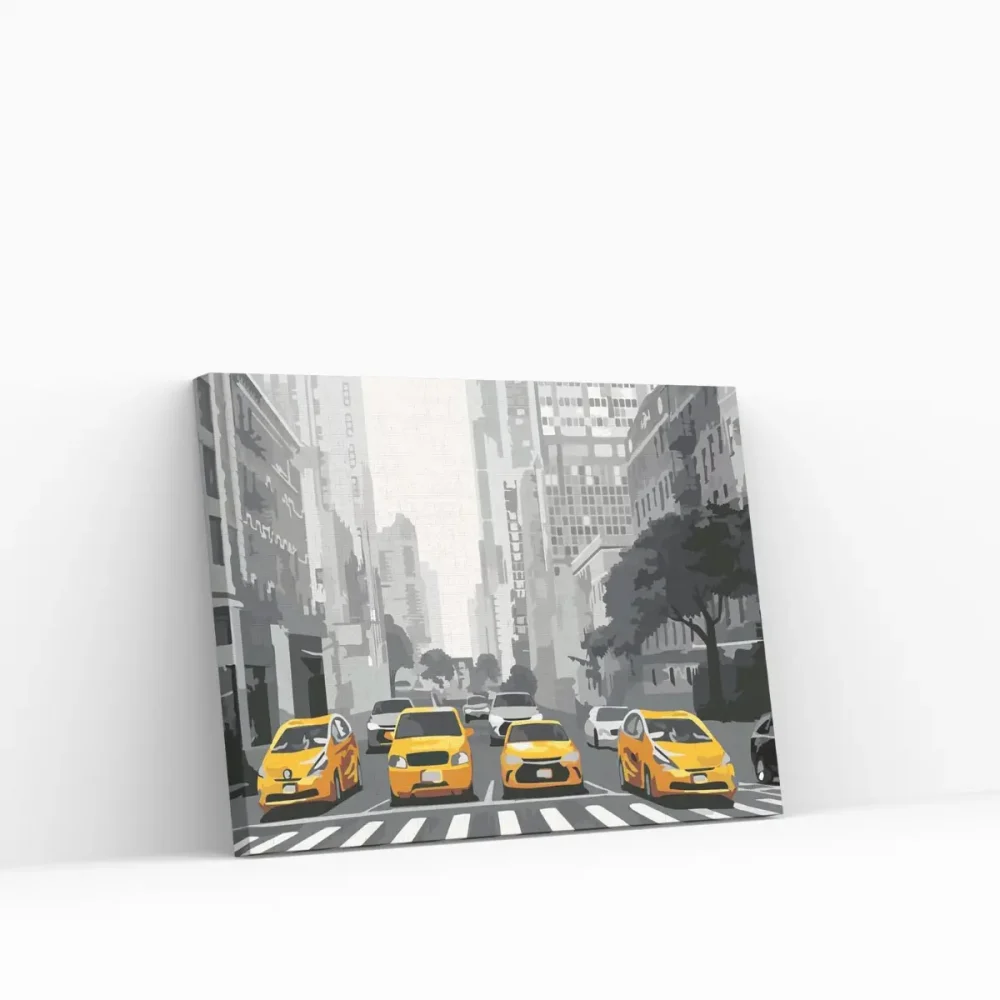 Pintar por números Taxi en Nueva York