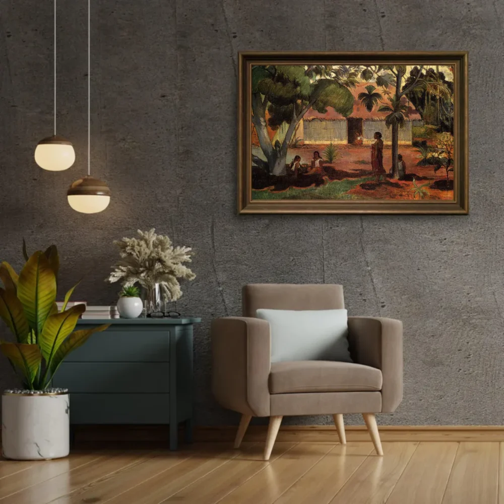 Pintar por números Te ra'au rahi (El gran árbol) – foto 2