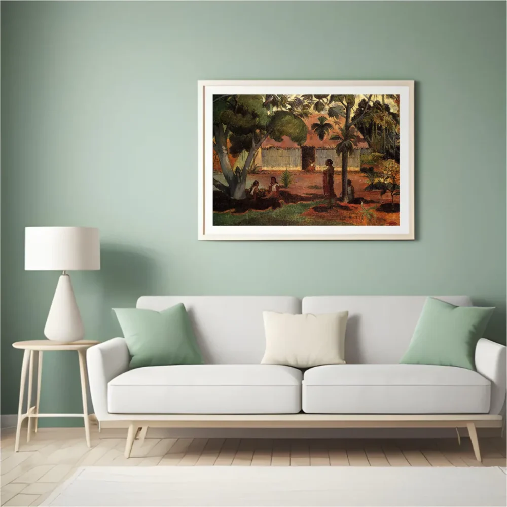 Pintar por números Te ra'au rahi (El gran árbol) – foto 4