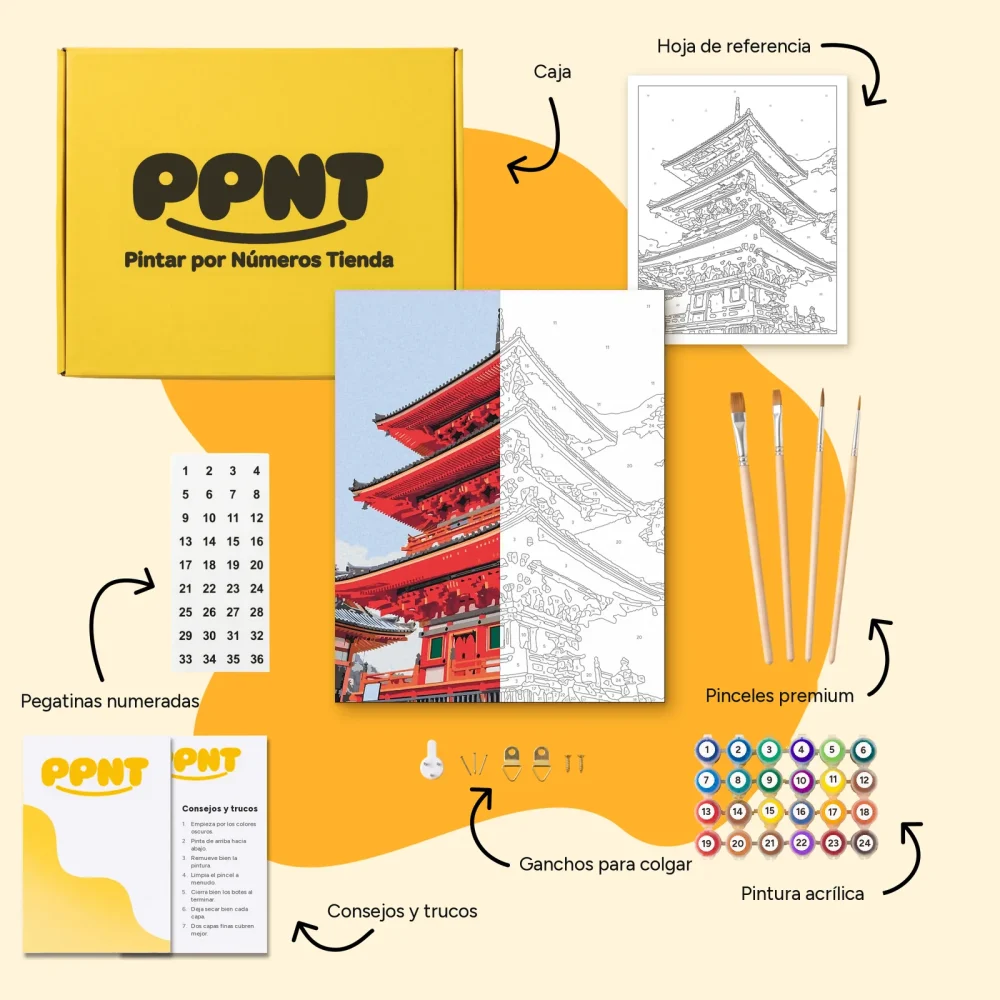 Pintar por Números - Templo Senso-ji 2