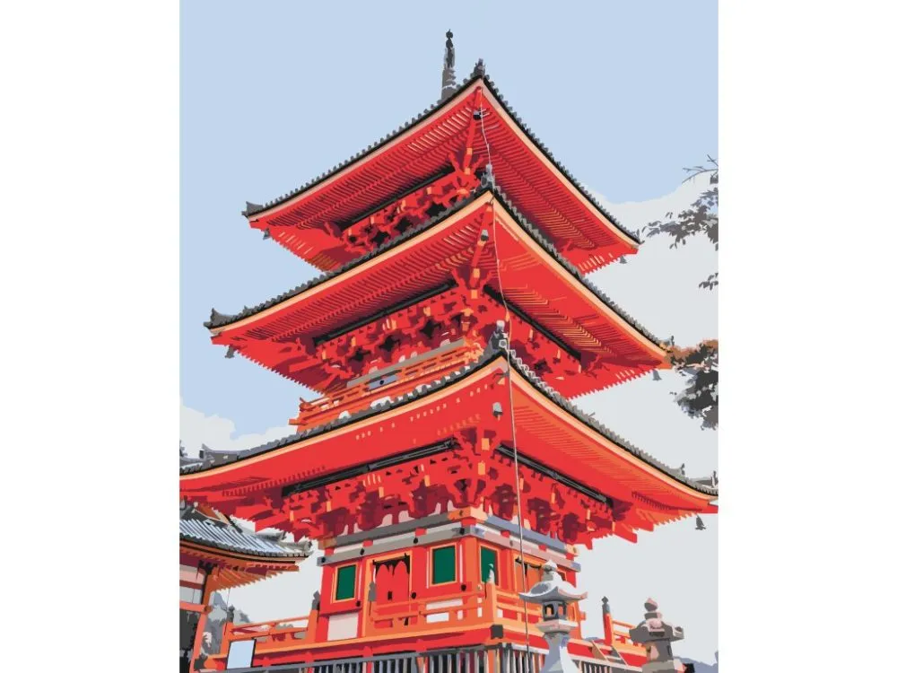Pintar por números Templo Senso-ji 2 – foto 2