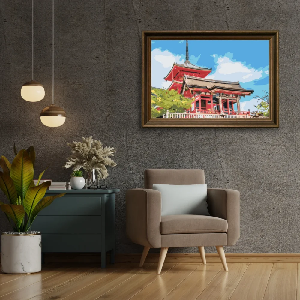 Pintar por números Templo Senso-ji – foto 3