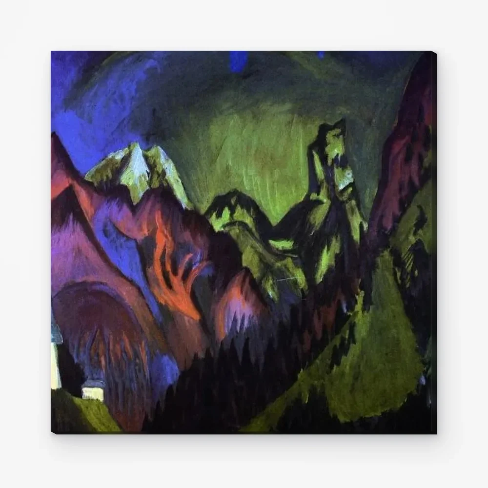 Pintar por Números - Tinzenhorn, garganta de Zügen cerca de Monstein