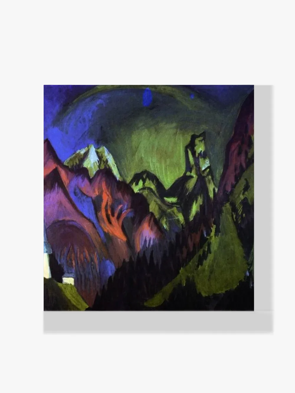 Pintar por números Tinzenhorn, garganta de Zügen cerca de Monstein