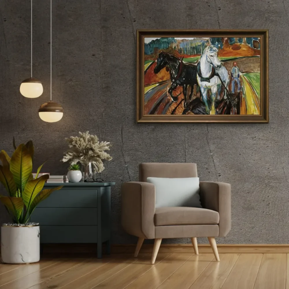 Pintar por números Tiro de caballos – foto 2