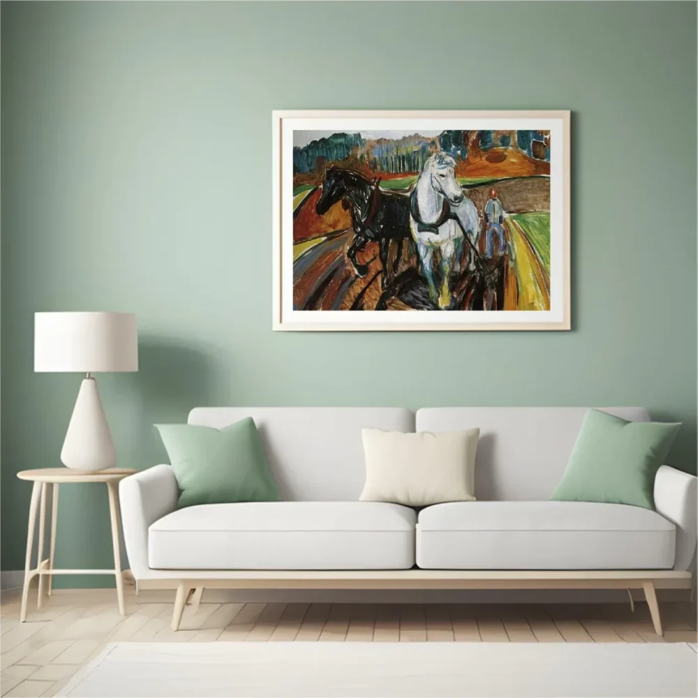 Pintar por números Tiro de caballos – foto 4