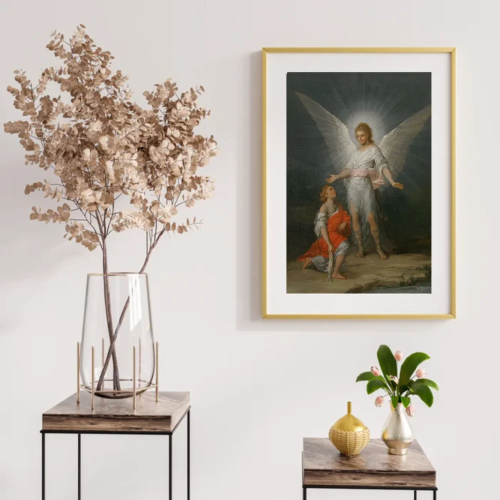 Pintar por números Tobías y el ángel – foto 2