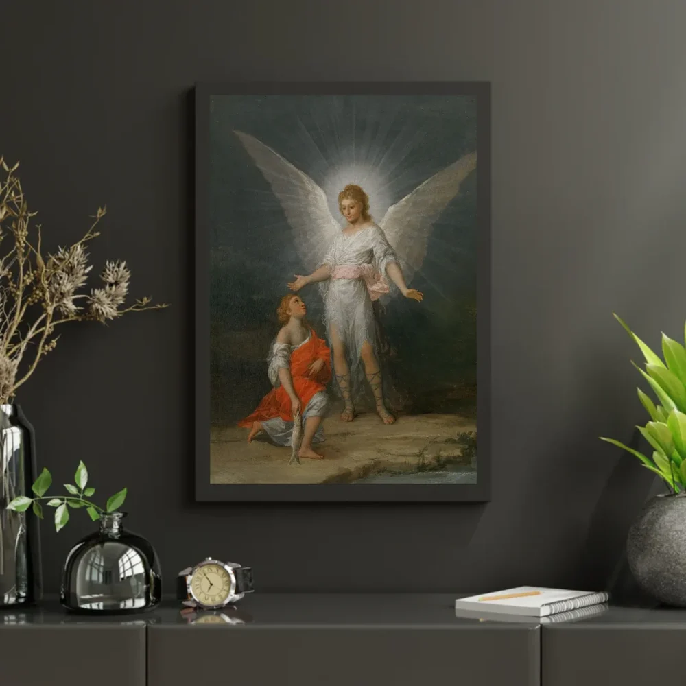 Pintar por números Tobías y el ángel – foto 3