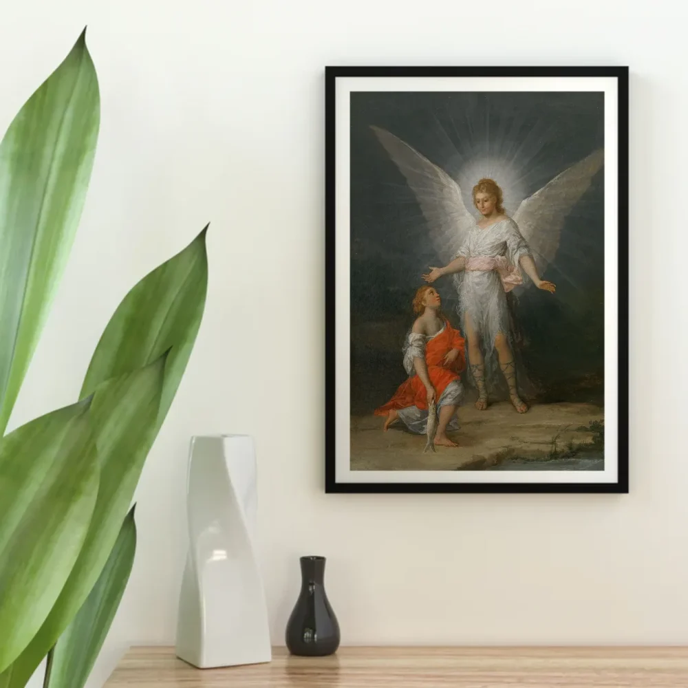 Pintar por números Tobías y el ángel – foto 4