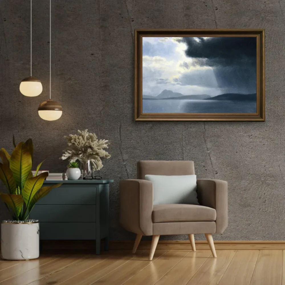 Pintar por números Tormenta acercándose al río Hudson – foto 2
