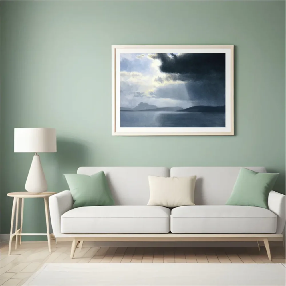 Pintar por números Tormenta acercándose al río Hudson – foto 4