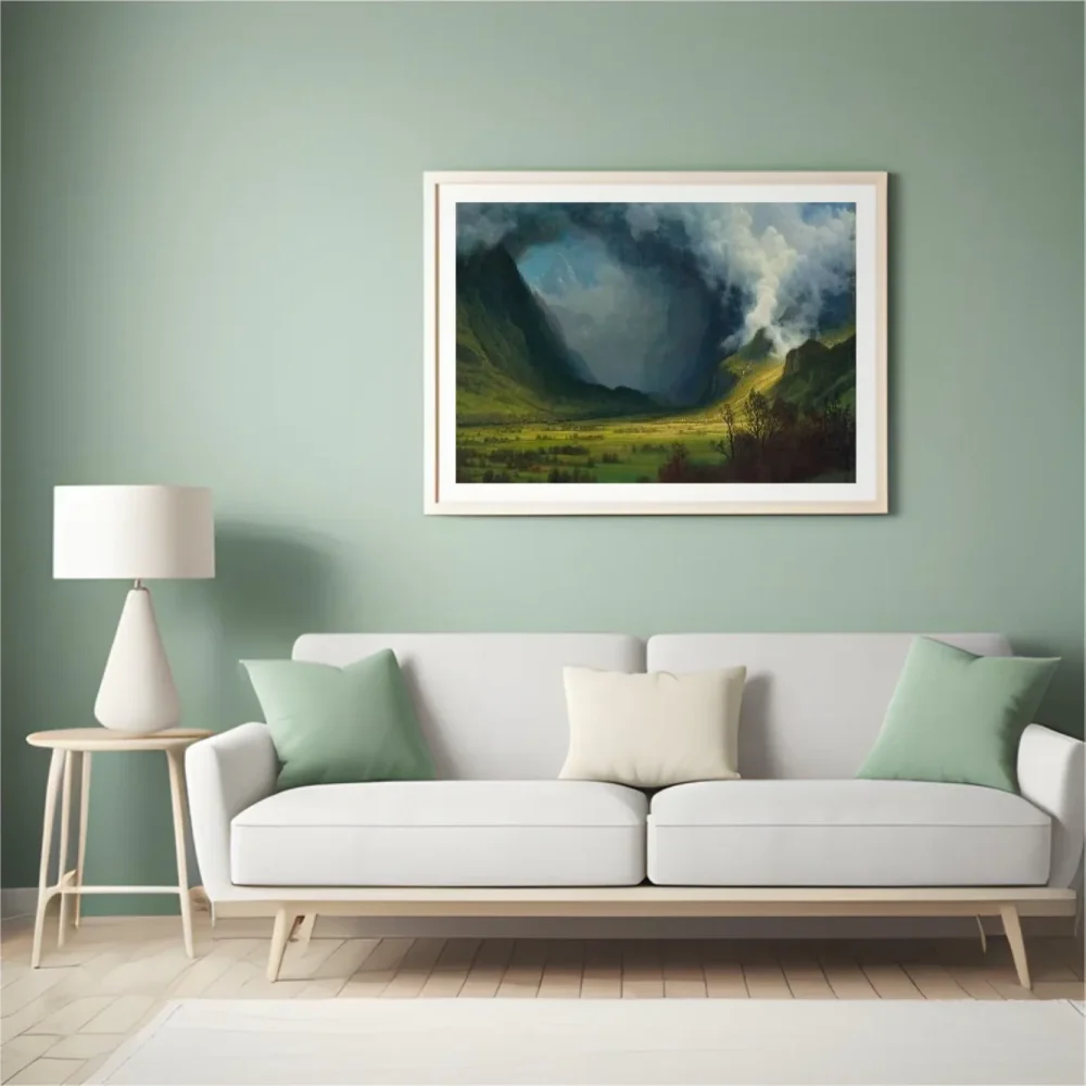 Pintar por números Tormenta en las montañas – foto 4