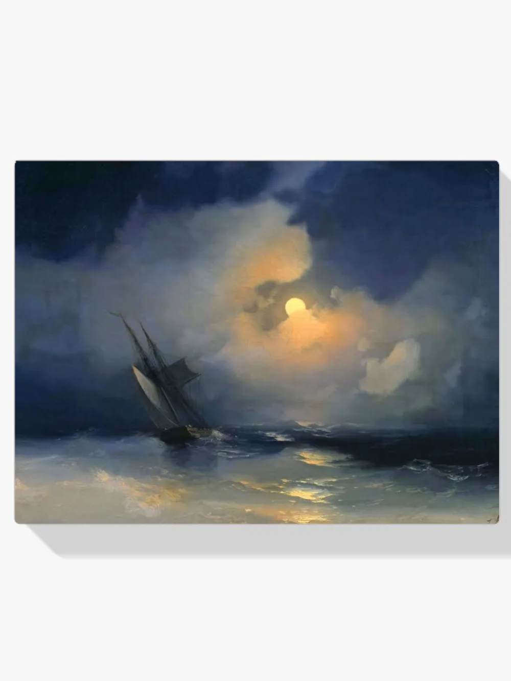 Pintar por números Tormenta nocturna en el mar