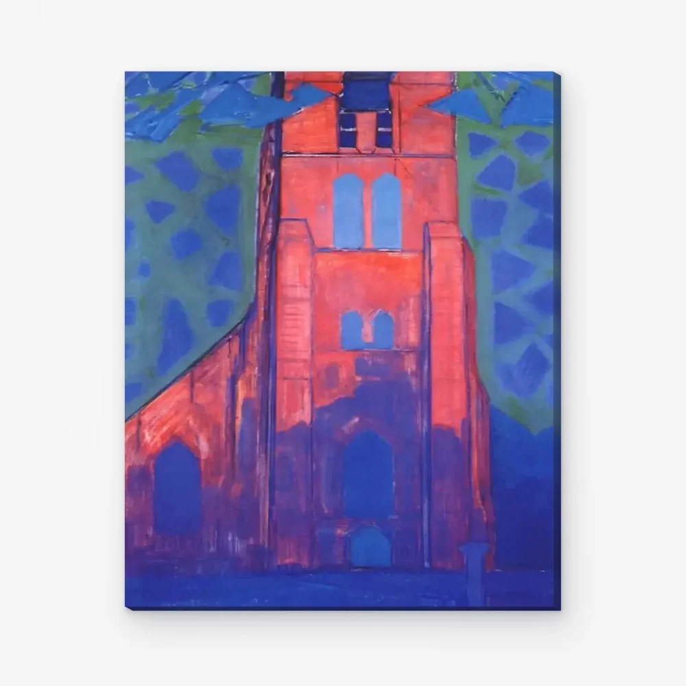 Pintar por Números - Torre de iglesia en Domburg