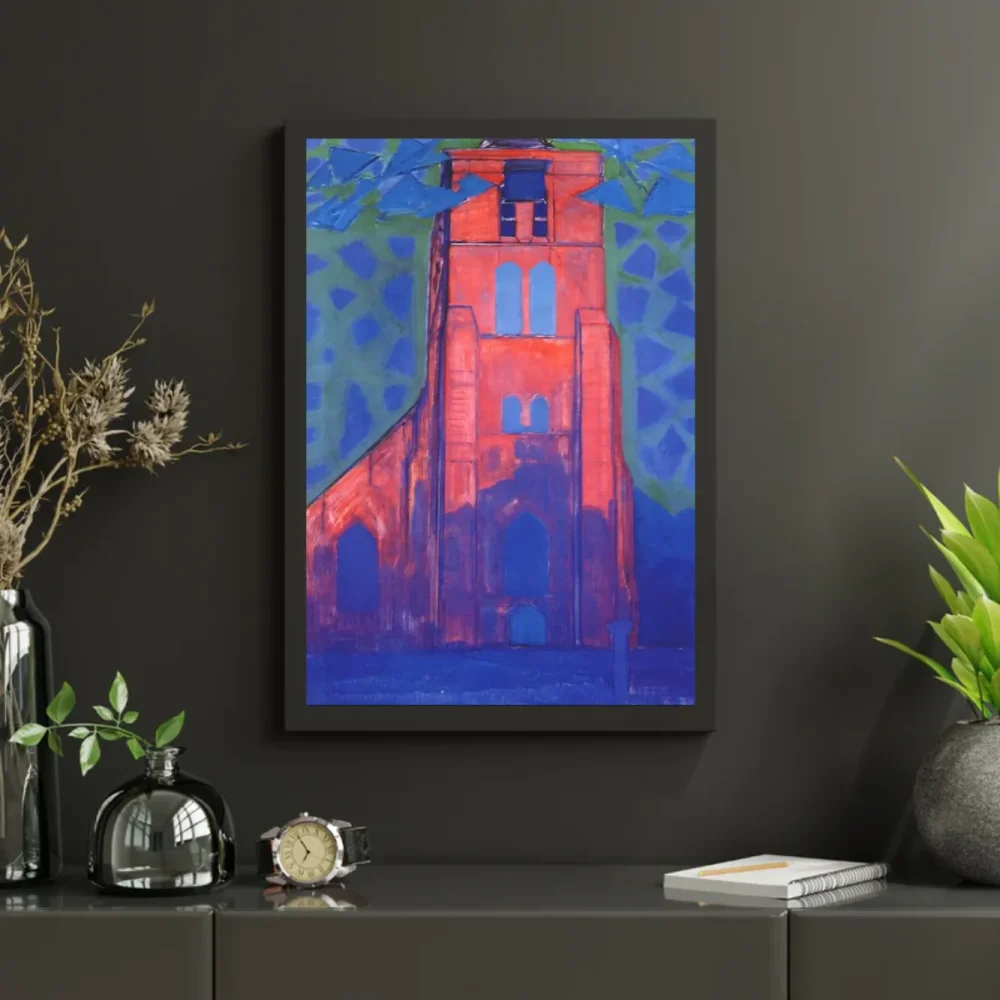 Pintar por números Torre de iglesia en Domburg – foto 3
